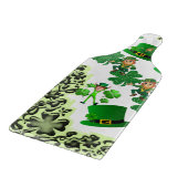 Glass Cutting Board Happy St. Patrick's Day Schneidebrett (Ecke)