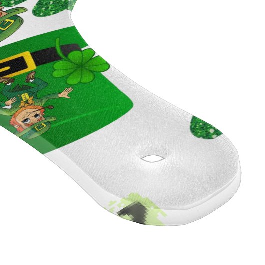 Glass Cutting Board Happy St. Patrick's Day Schneidebrett (Ecke)