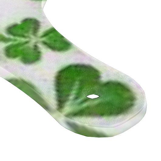 Glass Cutting Board Happy St. Patrick's Day Schneidebrett (Ecke)