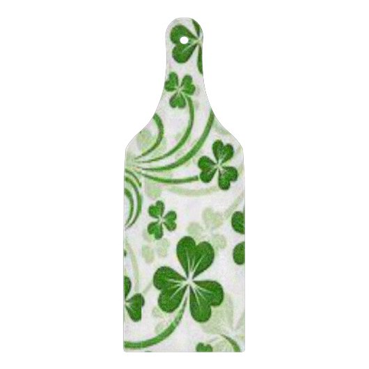 Glass Cutting Board Happy St. Patrick's Day Schneidebrett (Vorderseite)