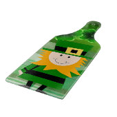Glass Cutting Board Happy St. Patrick's Day Schneidebrett (Ecke)