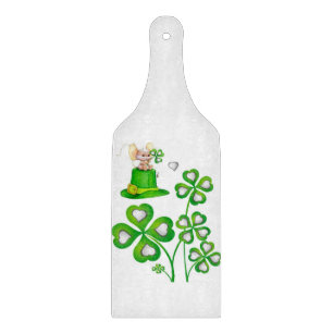 Glass Cutting Board Happy St. Patrick's Day Schneidebrett