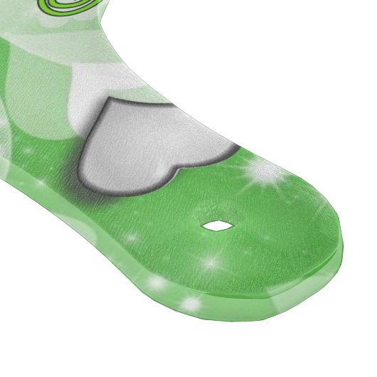 Glass Cutting Board Happy St. Patrick's Day Schneidebrett (Ecke)