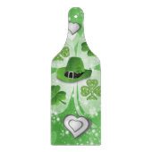 Glass Cutting Board Happy St. Patrick's Day Schneidebrett (Vorderseite)