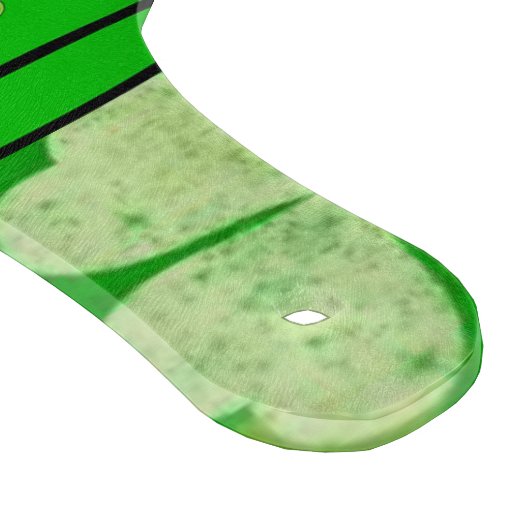 Glass Cutting Board Happy St. Patrick's Day Schneidebrett (Ecke)