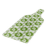 Glass Cutting Board Happy St. Patrick's Day Schneidebrett (Ecke)