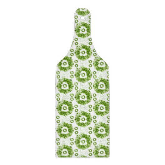 Glass Cutting Board Happy St. Patrick's Day Schneidebrett (Vorderseite)