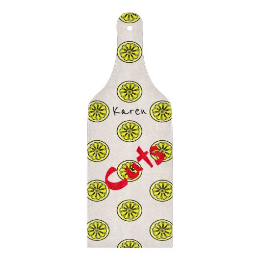 Glass Cutting Board Lemon Schneidebrett (Vorderseite)