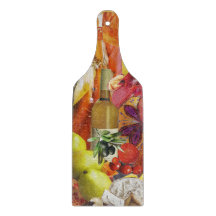 Glass Cutting Board mit lebendiger Orange