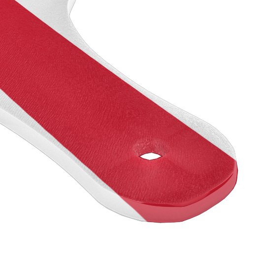 Glass cutting board paddle with flag Montreal Schneidebrett (Ecke)