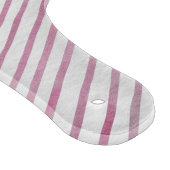Glass Cutting Board - Pink Stripe Pattern Schneidebrett (Ecke)