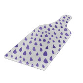 Glass Cutting Board - Purple Pattern Schneidebrett (Ecke)