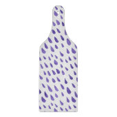 Glass Cutting Board - Purple Pattern Schneidebrett (Vorderseite)