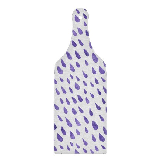 Glass Cutting Board - Purple Pattern Schneidebrett (Vorderseite)