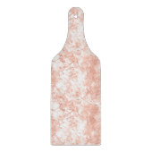 Glass Cutting Board - Rose Gold Marble Pattern Schneidebrett (Vorderseite)