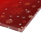 Glass Cutting Board/Snow Flakes Schneidebrett (Ecke)