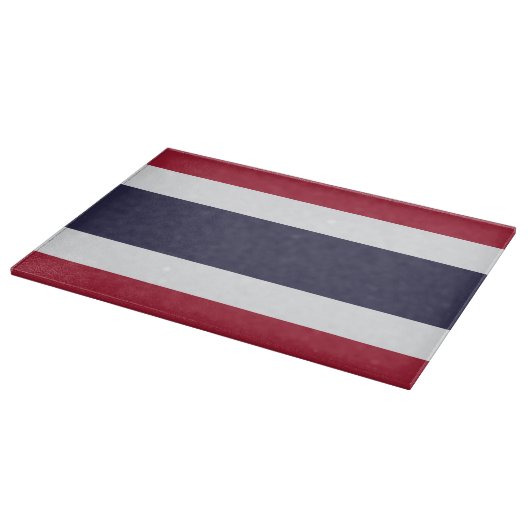 Glass cutting board with Flag of Thailand Schneidebrett (Ecke)