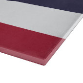 Glass cutting board with Flag of Thailand Schneidebrett (Ecke)