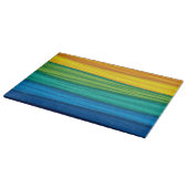 Glass Cutting lgbtq Regenbogenflagge Lesbian Schwu Schneidebrett (Ecke)