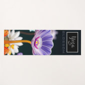 Glass Dahlia Lila - Yoga Mat Yogamatte (Vorderseite (Horizontal))
