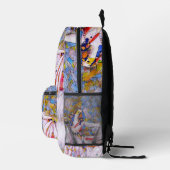 Glass Dancer in fließendem Kleid Bedruckter Rucksack (Rechts)