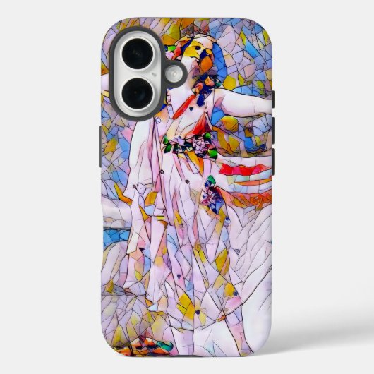 Glass Dancer in fließendem Kleid Case-Mate iPhone Hülle (Rückseite)