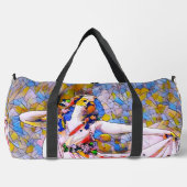 Glass Dancer in fließendem Kleid Duffle Bag (Vorderseite)