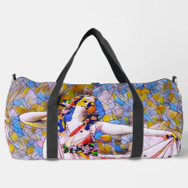 Glass Dancer in fließendem Kleid Duffle Bag