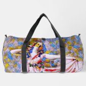Glass Dancer in fließendem Kleid Duffle Bag (Rückseite)