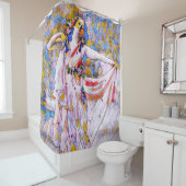 Glass Dancer in fließendem Kleid Duschvorhang (Beispiel)