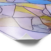 Glass Dancer in fließendem Kleid Fotodruck (Ecke)