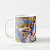 Glass Dancer in fließendem Kleid Kaffeetasse (Links)