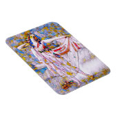 Glass Dancer in fließendem Kleid Magnet (Rechte Seite)