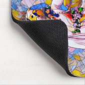 Glass Dancer in fließendem Kleid Mousepad (Ecke)