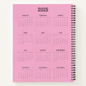 Glass Dancer in fließendem Kleid Notizblock (Rückseite)