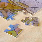 Glass Dancer in fließendem Kleid Puzzle (Seite)