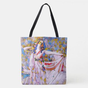 Glass Dancer in fließendem Kleid Tasche