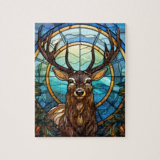 Glass Deer Puzzle (Vertikal)