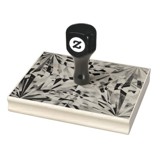 Glass Diamond 4" x 5" Briefmarke Gummistempel (Stempel)