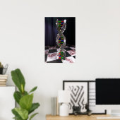 Glass DNA Poster (Heimbüro)