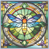 Glass Dragonfly Aufkleber (Vorderseite)