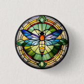 Glass Dragonfly Button (Vorderseite)