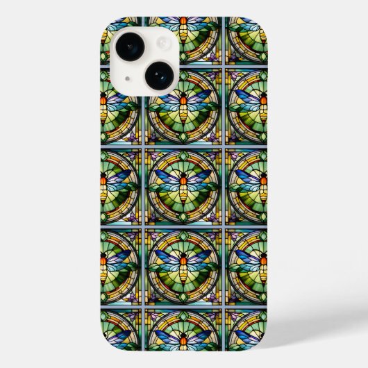 Glass Dragonfly Case-Mate iPhone Hülle (Rückseite)