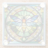 Glass Dragonfly Glasuntersetzer (Rückseite)