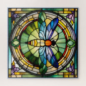 Glass Dragonfly Puzzle (Horizontal)