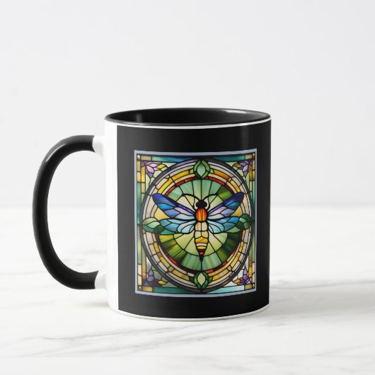 Glass Dragonfly Tasse (Links)