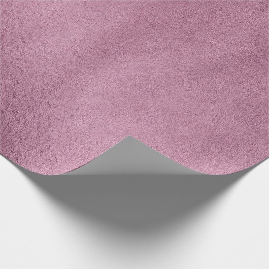 Glass Elegant Urban Metallic Burgundy Beet Geschenkpapier (Ecke)