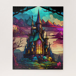 Glass Fairytale Burg, Hübsche Prinzessin Puzzle