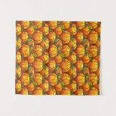 Glass Fall Pumpkin Field Wandteppich (Vorderseite (Horizontal))