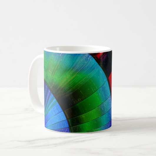 Glass Fan Kaffeetasse (Vorderseite Links)
